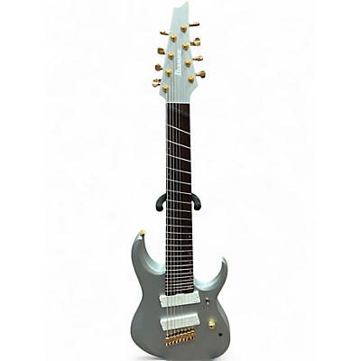 Used Ibanez RGDMS8 SILVER MATTE Solid Body Electric Guitar