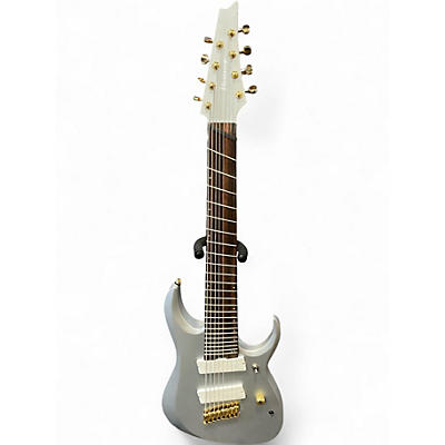 Used Ibanez RGDMS8 SILVER Solid Body Electric Guitar