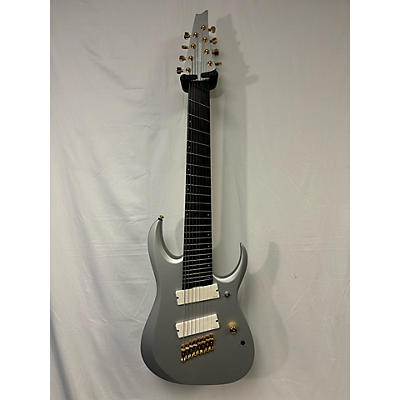 Ibanez Used Ibanez RGDMS8 Silver And Gold Solid Body Electric Guitar