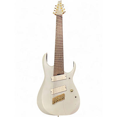 Used Ibanez RGDMS8 Silver Solid Body Electric Guitar