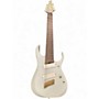 Used Ibanez RGDMS8 Silver Solid Body Electric Guitar Silver