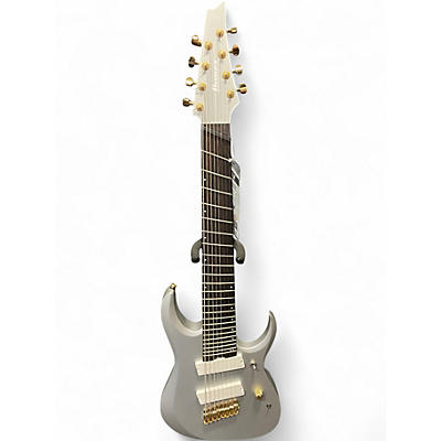Used Ibanez RGDMS8 Silver Solid Body Electric Guitar