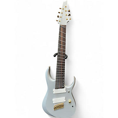 Used Ibanez RGDMS8 Silver Solid Body Electric Guitar