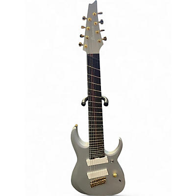 Used Ibanez RGDMS8 Silver Solid Body Electric Guitar