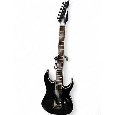 Used Ibanez RGIB21-BK Iron Label Baritone Black Baritone Guitars