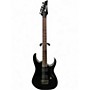 Used Ibanez RGIB21 Iron Label Baritone Black Baritone Guitars Black