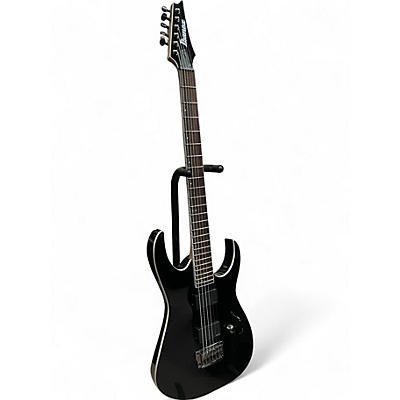 Used Ibanez RGIB21 Iron Label RG Baritone Series Black Solid Body Electric Guitar