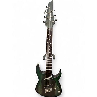 Used Ibanez RGIM7BC Green Solid Body Electric Guitar