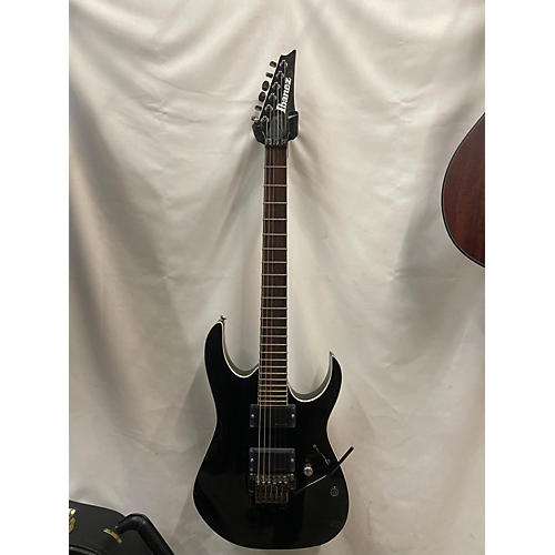 Ibanez Used Ibanez RGIR20E Iron Label Black Solid Body Electric Guitar Black