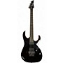 Used Ibanez RGIR20E Iron Label Black Solid Body Electric Guitar Black