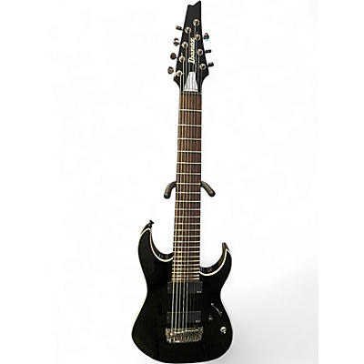 Used Ibanez RGIR28FE Iron Label 8 String Black Solid Body Electric Guitar
