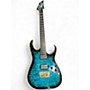 Used Ibanez RGIX20FEQM Iron Label RG Series Blue Solid Body Electric Guitar Blue