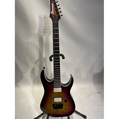 Ibanez Used Ibanez RGIX6FDLB IRON LABEL NORTHERN LIGHTS BURST Solid Body Electric Guitar