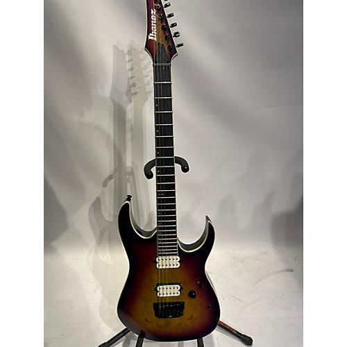 Ibanez Used Ibanez RGIX6FDLB IRON LABEL NORTHERN LIGHTS BURST Solid Body Electric Guitar NORTHERN LIGHTS BURST