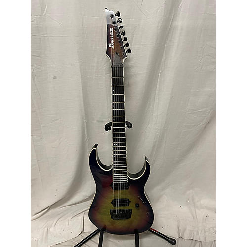 Ibanez Used Ibanez RGIX7FDLB Northern Lights Solid Body Electric Guitar Northern Lights