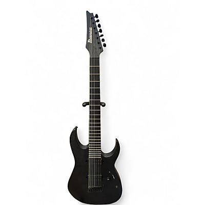 Used Ibanez RGIXL7 Satin Black Solid Body Electric Guitar