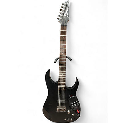Used Ibanez RGKP6 Satin Black Solid Body Electric Guitar