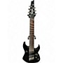 Used Ibanez RGMS 8 black Solid Body Electric Guitar black