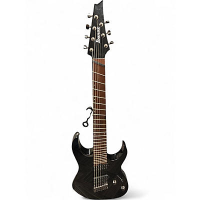 Used Ibanez RGMS7 1P-03 Black Solid Body Electric Guitar