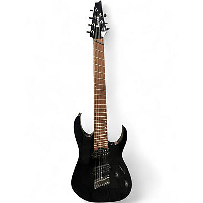 Used Ibanez RGMS7 BLACK Solid Body Electric Guitar