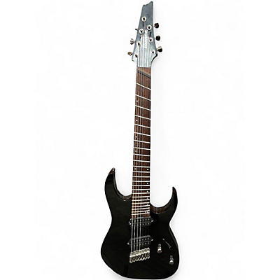 Used Ibanez RGMS7 BLACK  Solid Body Electric Guitar
