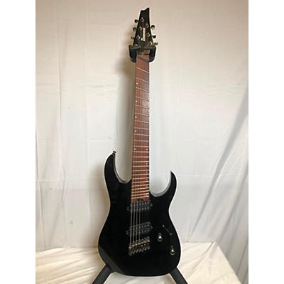 Ibanez Used Ibanez RGMS7 Black Solid Body Electric Guitar