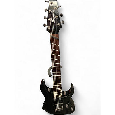 Used Ibanez RGMS7 Black Solid Body Electric Guitar