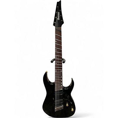 Used Ibanez RGMS7 Black Solid Body Electric Guitar