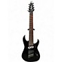 Used Ibanez RGMS8 Black Solid Body Electric Guitar Black