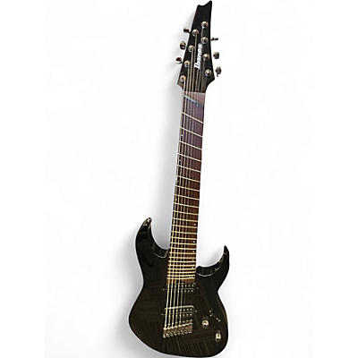 Used Ibanez RGMS8 Black Solid Body Electric Guitar