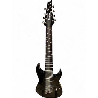 Used Ibanez RGMS8 Black Solid Body Electric Guitar