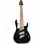 Used Ibanez RGMS8 Black Solid Body Electric Guitar Black