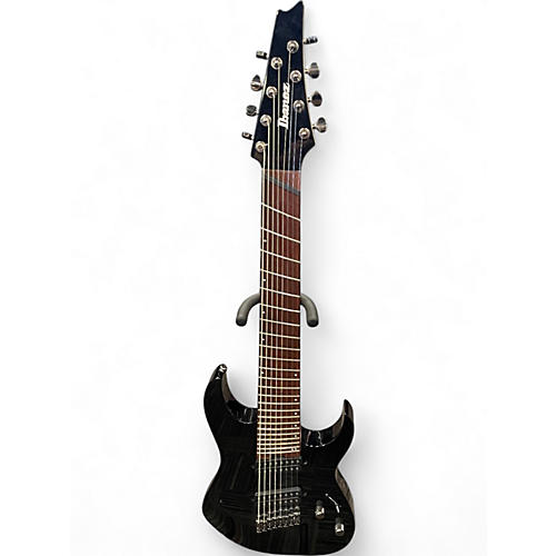 Used Ibanez RGMS8 Ebony Solid Body Electric Guitar Ebony