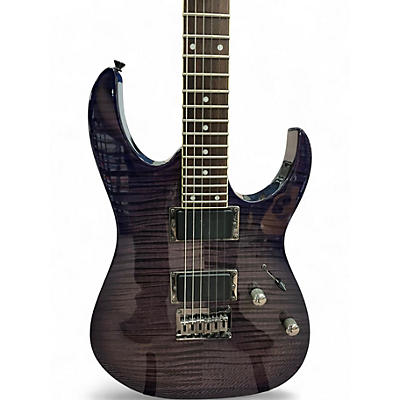 Used Ibanez RGR421EXFM Trans Purple Solid Body Electric Guitar