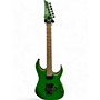 Used Ibanez Used Ibanez RGR5220M Trans Green Solid Body Electric Guitar Trans Green