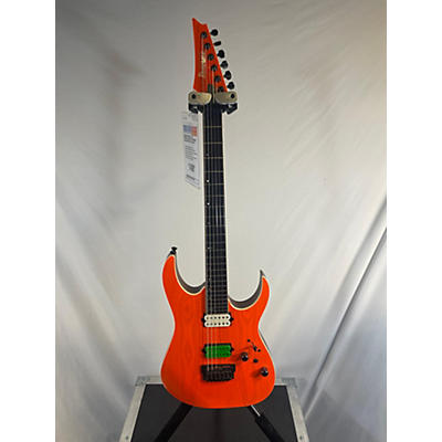 Ibanez Used Ibanez RGR5221 RG Prestige Flourescent Orange Solid Body Electric Guitar