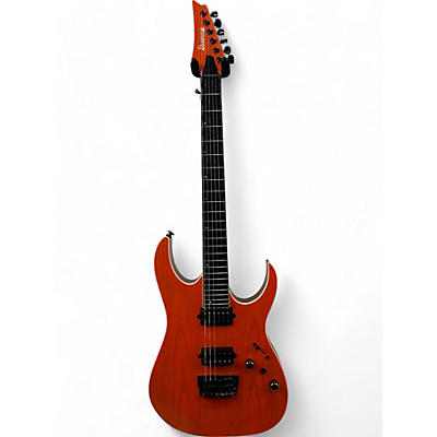 Ibanez Used Ibanez RGR5221 RG Prestige Transparent Fluorescent Orange Solid Body Electric Guitar