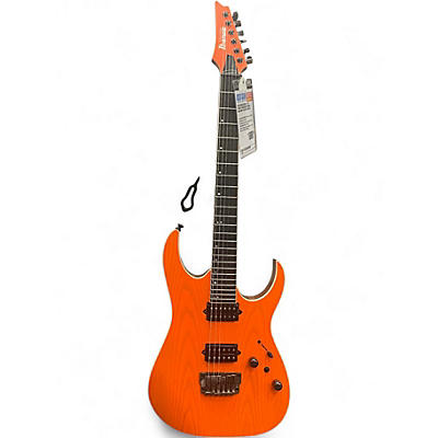 Used Ibanez RGR5221-TFR TRANS FLOURESCENT ORANGE Solid Body Electric Guitar