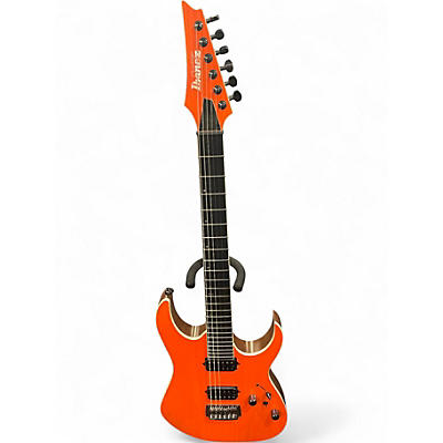 Used Ibanez RGR5221 prestige series Orange Solid Body Electric Guitar