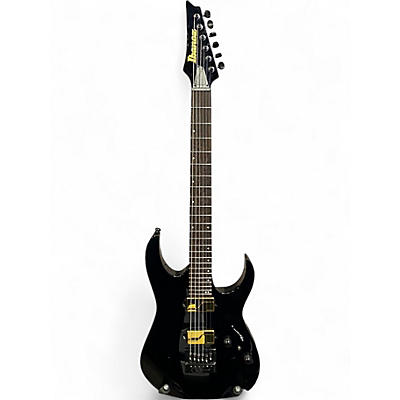 Used Ibanez RGR52ET-BK Axe Design Lab Black Solid Body Electric Guitar