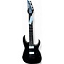 Used Ibanez RGR752AHBF Black Solid Body Electric Guitar Black