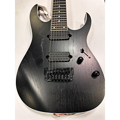 Ibanez Used Ibanez RGR752AHBF Prestige Weathered Black Solid Body Electric Guitar