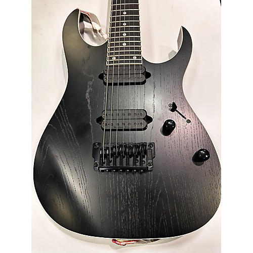 Ibanez Used Ibanez RGR752AHBF Prestige Weathered Black Solid Body Electric Guitar Weathered Black