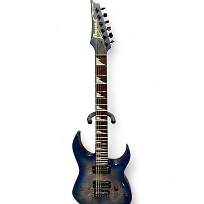 Used Ibanez RGRT621DPB Blue Lagoon Burst Flat Solid Body Electric Guitar