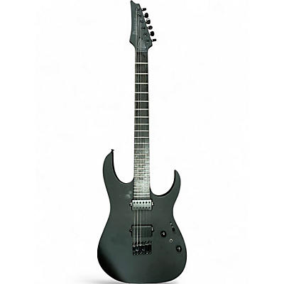 Used Ibanez RGRTB621 RG Iron Label  Flat Black Solid Body Electric Guitar