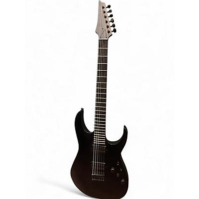 Used Ibanez RGRTB621 RG Iron Label Satin Black Solid Body Electric Guitar