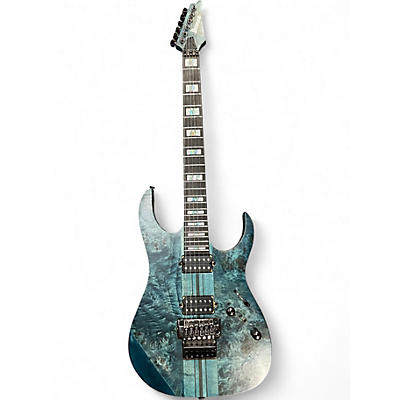 Used Ibanez RGT1220PBK Premium Blue Solid Body Electric Guitar