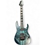 Used Ibanez RGT1220PBK Premium Blue Solid Body Electric Guitar Blue