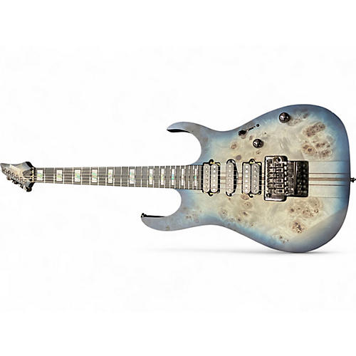 Used Ibanez RGT1270PB COSMIC BLUE STARBURST FLAT Solid Body Electric Guitar COSMIC BLUE STARBURST FLAT