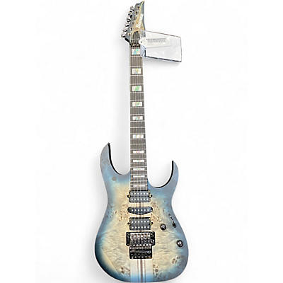 Used Ibanez RGT1270PB Cosmic blue starburst flat Solid Body Electric Guitar